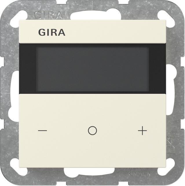Gira room climate sens. Komfort KNX System 55 cr.white — 200501 — manufacturer representative image