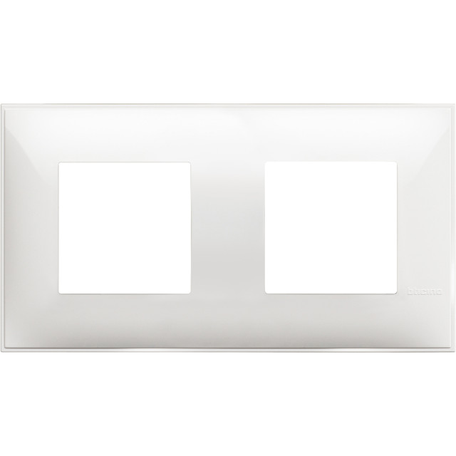 BTicino Cover plate - 2+2 horizontal/vertical installation modules — R4802M2RW