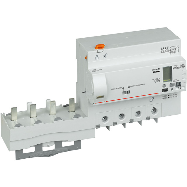 BTicino Earth leakage module with measure function integrated 4P - type A-HPI - In= 63A — G47XCM63