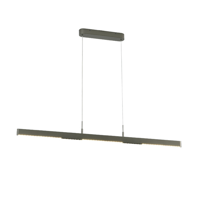 ACA Lighting IONIS- PENDANT LIGHT BRUSH SILVER ALUMINUM+ SILICONE LED 30W CCT 2800K-3200K-4000K 900LM IP20 — KY011ECS