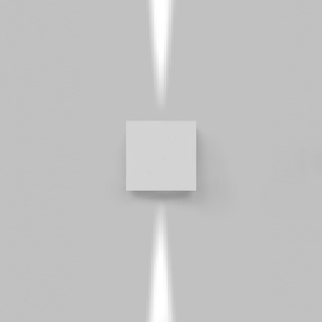 Artemide Effetto 14 Square 2 narrow beams Grey/white — T42012NW00 — manufacturer representative image