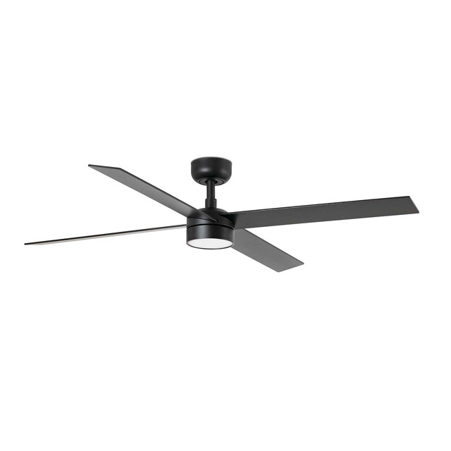 Faro Barcelona RUDDER 4 L Black/walnut fan 20W SWT — 343561S