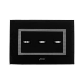 AVE VERATOUCH FRONT PLATE AB.BLACK 3CON — 44PVTC03NAL