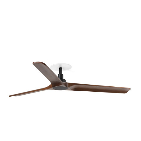 Faro Barcelona HEYWOOD RECESSED L Ceiling fan black/walnut — manufacturer representative image
