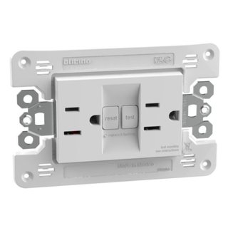 BTicino American standard socket outlets. 2 P+E 15 A 127 VA GFCI — JW4188GFG6