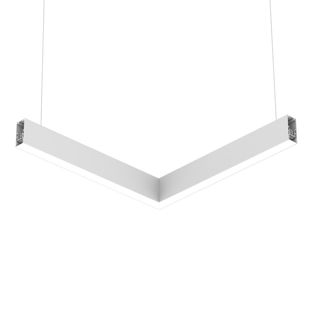 Flos In-Finity 35 Suspension Down Flat Corner 4000K General Lighting — N35DFC4G30B — manufacturer representative image