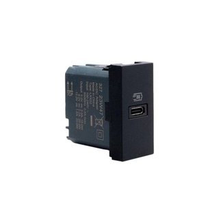 BTicino USB charger with 1 type C port - 20W — JB4192C