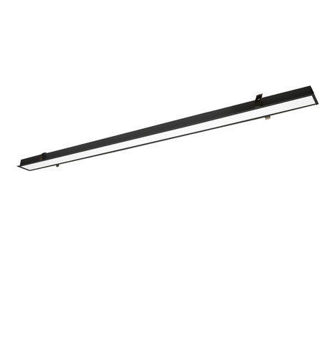 Viokef Linear Recessed L1980 3000K Black Dim. Station Ultra — manufacturer representative image