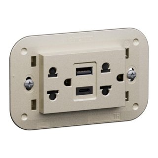 BTicino Euro american standard 2 P+E 16 A - 127/250 Va.c. — KC4185AC