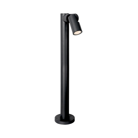 ACA Lighting Outdoor Bollard Light GU10 IP65 Black — manufacturer representative image