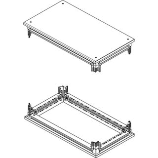 BTicino Kit of top and base for cabinets HDX 350x600mm — 91801/36A