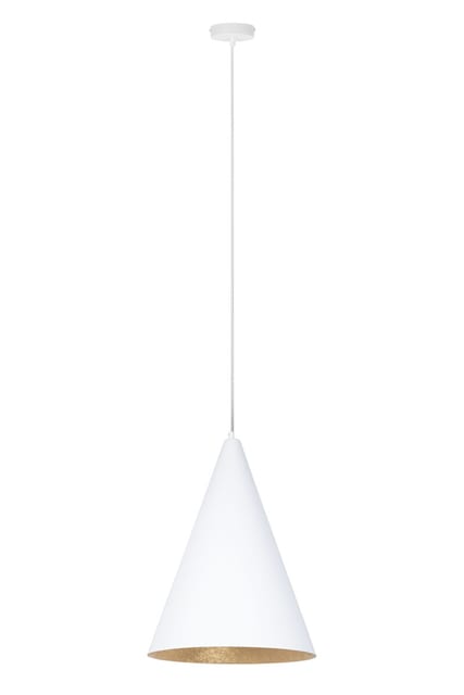 Sigma Pendant lamp VESUVIO S white/gold 41026