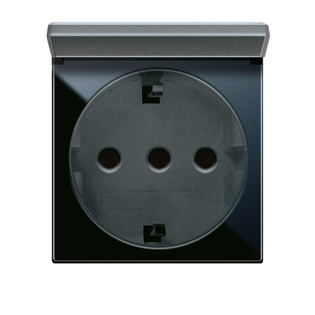 AVE SCHUKO SOCKET P30 16A+COVER LIFE 2M — 442090TSS