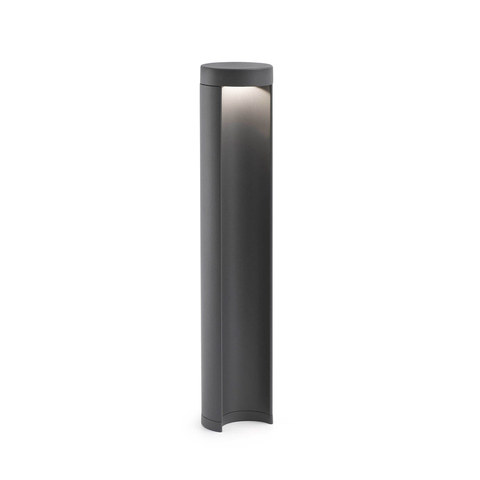 Faro Barcelona CHANDRA Dark grey bollard lamp — manufacturer representative image
