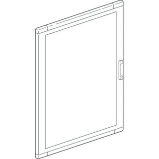 BTicino Glass door for cabinets LDX400 and LDX800 850x1400mm — 93870V