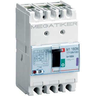 BTicino M1 160N - thermal-magnetic Mccb 3P - Icu= 50kA - In= 160A — T713N160