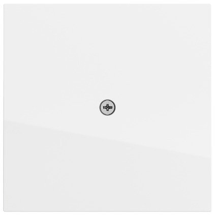 Gira Cover for cable branch and telecommunications connector socket pure white glossy — 027470