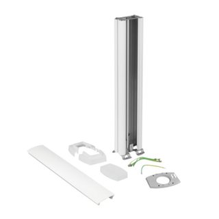 BTicino Curve single-face mini-column height 680 mm. White color — 129211NBA