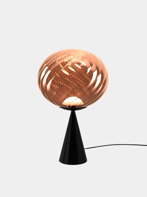 Tom Dixon Whirl Table Light | Copper Polished Polycarbonate — WHS01CO-TUN01M2