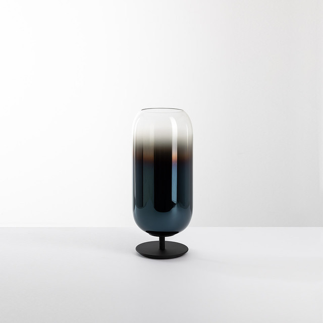 Artemide Gople Mini Table - Black/Blue — 1409350A