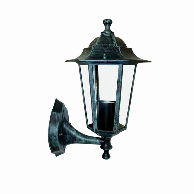 ACA Lighting WALL GARDEN LIGHT BLACK- GREEN — HI6021V