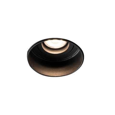 Faro Barcelona HYDE R Black adjustable round recessed lamp without frame — manufacturer representative image