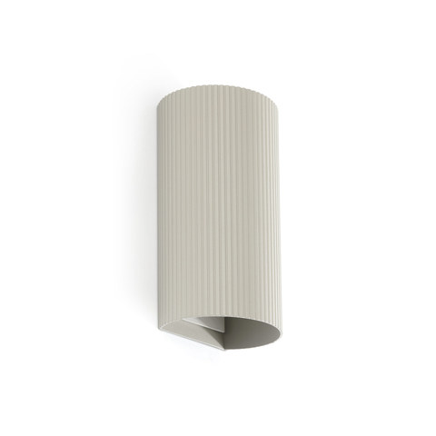 Faro Barcelona SOLE 2L Grey round wall lamp fluted — manufacturer representative image