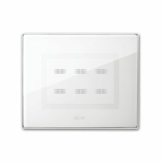 AVE VERATOUCH FROMT PLATE WHITE 6CONTR. — 44PVTC16BL