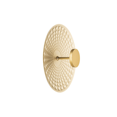 ACA Lighting LOFTY-WALL LAMP SAND GOLD ALUMINIUM LED SMD 8W 2700Κ 560LM IP20 Φ300x113mm — manufacturer representative image