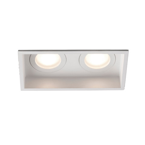 Faro Barcelona HYDE SQ 2L White square recessed lamp — manufacturer representative image