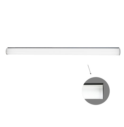 Viokef Linear Ceiling Black L1200 3000K Dim. Tube — manufacturer representative image