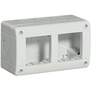 BTicino Box IP40 (base + Cover) - for 2+2 modules — 24404/2