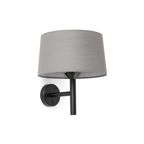 Faro Barcelona WINDSOR Black/grey wall lamp — manufacturer representative image