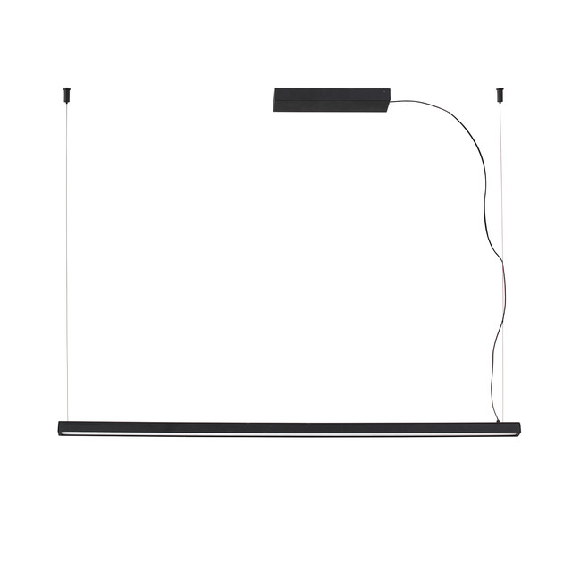 Faro Barcelona VICO 1150 Black pendant lamp with surface canopy — 61103