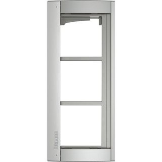 BTicino Sfera New frame + surround plate 3 modules - Allmetal — 350231