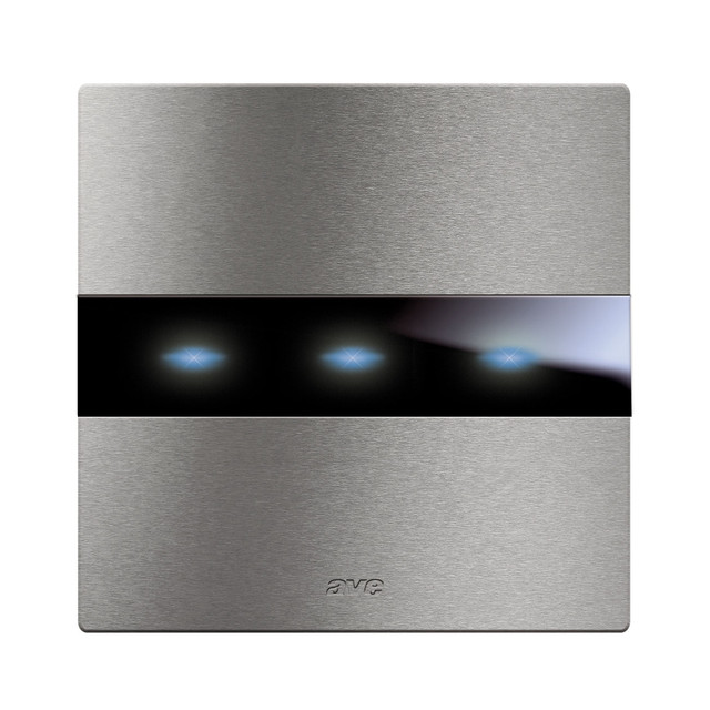 AVE FR.PLATE 98 TOUCH ALUMINUM 3COM — 44PATCK3ALS