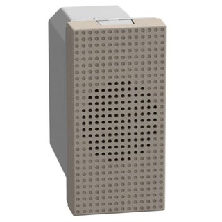 BTicino Buzzer 230 Vac - 5 Vac - 80 dB - 1 module - stone — YG4356V230