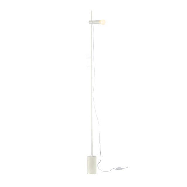 ACA Lighting NETTO TABLE LUMINAIRE 1XE14 WHITE MARBLE + METAL D9XH160CM HERA — OD581F160W