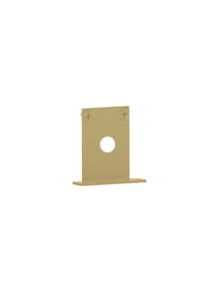 Zambelis 20108-G END CAP FOR MAGNETIC RECESSED TRACK GOLDEN BRASS