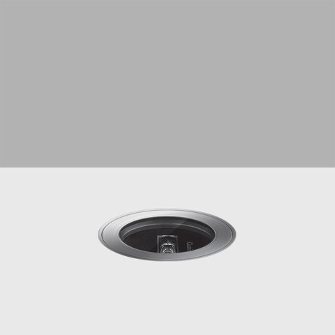 iGuzzini Light Up Orbit - body in stainless steel flush mounted — ES49 — manufacturer representative image
