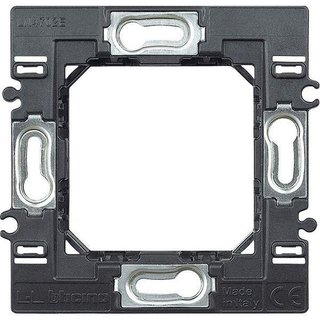 BTicino 2 module support for AIR cover plates series LNE... - single use or 2+2 and 2+2+2 couplings modules. — LN4702E