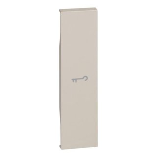 BTicino Lightable cover with key symbol - 1 module - sand — KM01F
