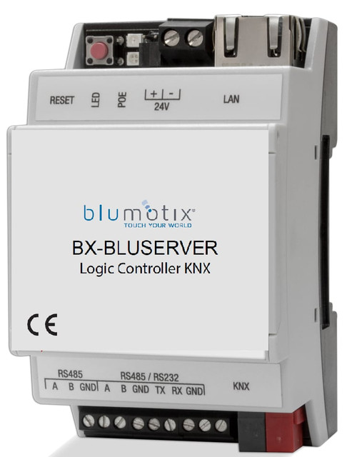 Blumotix Bluserver multi-protocol logic controller — BX-BLUSERVER