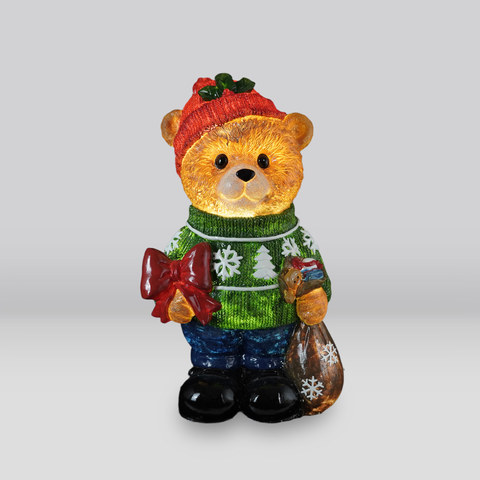 ACA Lighting LED XMAS POLYRESIN BEAR WW 3AA BATTERIES(NOT INCLUDED) 392*293*663mm — manufacturer representative image