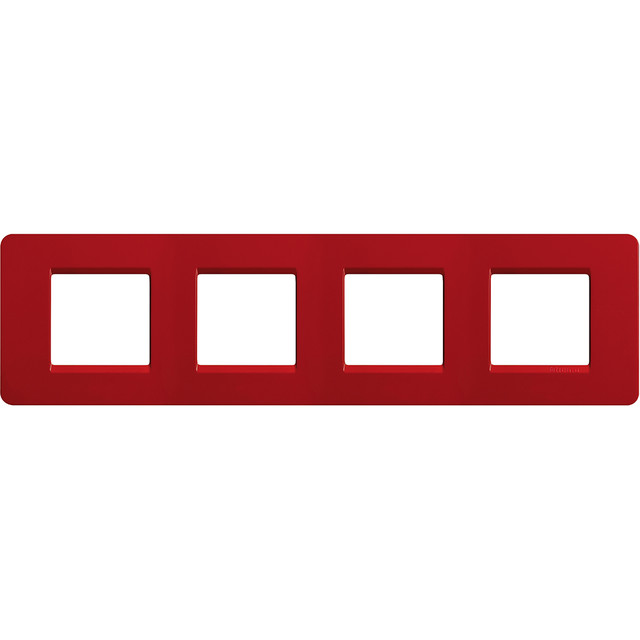 BTicino Matix - plate 2+2+2+2 horizontal Purple — AM4802/4RD