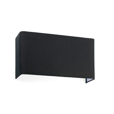 Faro Barcelona COTTON RCT Horizontal black wall lamp 2L — manufacturer representative image