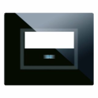 AVE VERATOUCH FR.PLATE W/NAME TAG BLACK — 44PVTC88NAL
