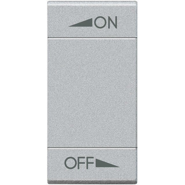 BTicino Key cover for 2 functions with illuminated lens - with screen printing ON OFF and setting — NT4911AIN