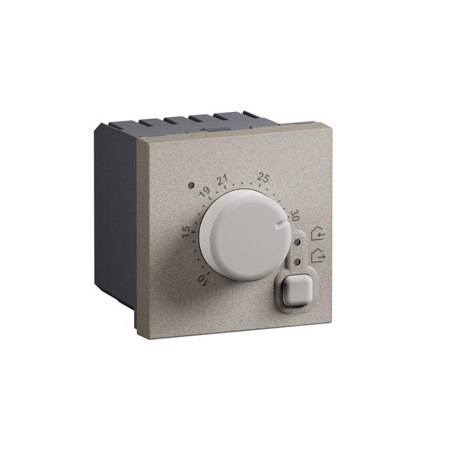 BTicino Electronic room thermostat - 2 modules - stone — YG4441