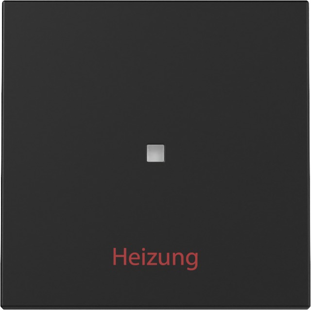 Gira rocker ctrl.win. + impr.Heizung Ein/Aus System 55 black m(lac.) — 3678005